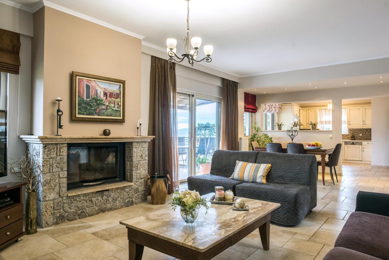 Ionian Sea View Villa By Whitedreamvillas Kato Korakiana Eksteriør billede