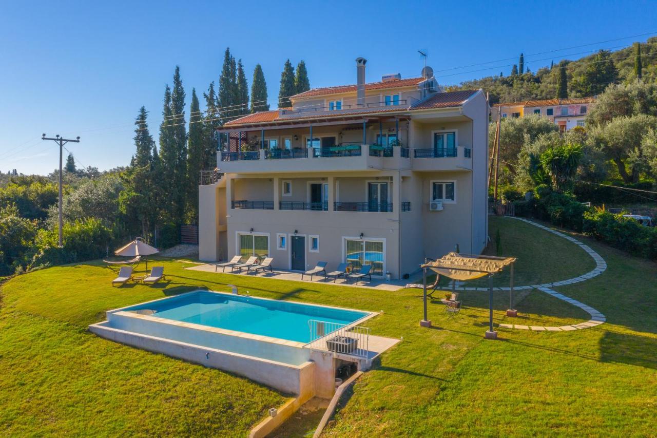 Ionian Sea View Villa By Whitedreamvillas Kato Korakiana Eksteriør billede