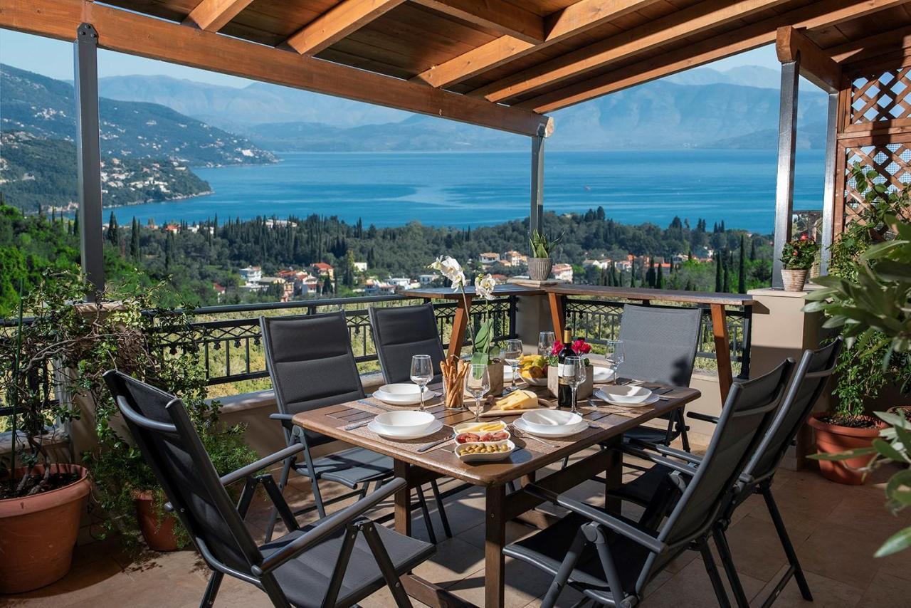 Ionian Sea View Villa By Whitedreamvillas Kato Korakiana Eksteriør billede